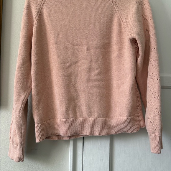 J. Crew Light Pink Textured Sweater - Picture 4 of 6